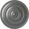 Ekena Millwork Classic Ceiling Medallion (Fits Canopies up to 4 1/8"), Hand-Painted Silver, 13 1/4"OD x 1/2"P CM13CLSLS - alternate 1